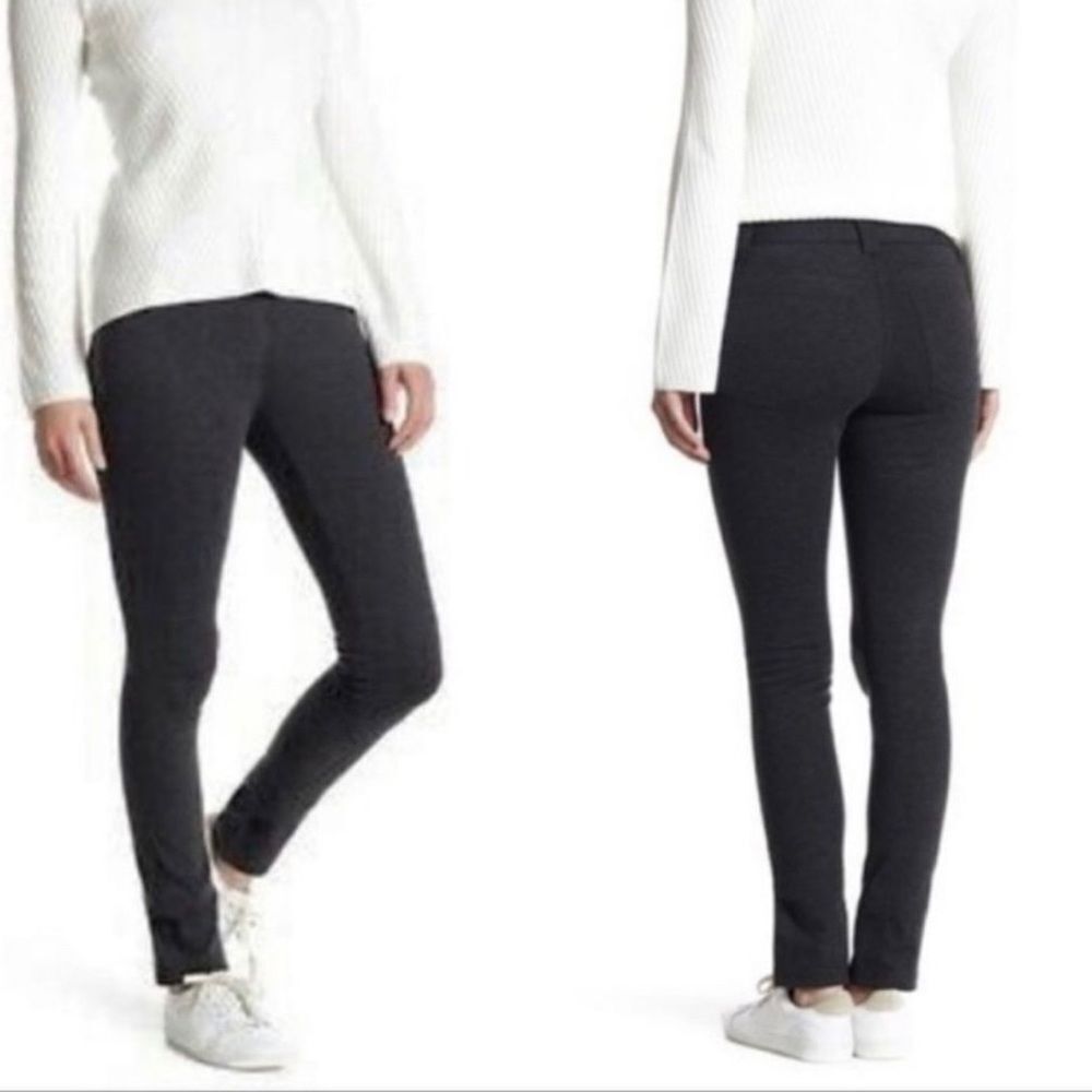 Theory Elly Rave charcoal grey pull on pants